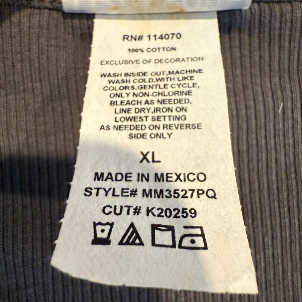 NWT Ransom Graphic Ribbed Knit Tank Top, size XL - Picture 10 of 10